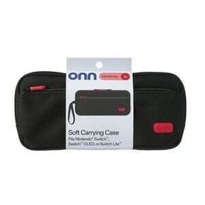 onn Soft Carrying Case Fits Nintendo Switch OLED Switch Lite Travel Pouch NWT